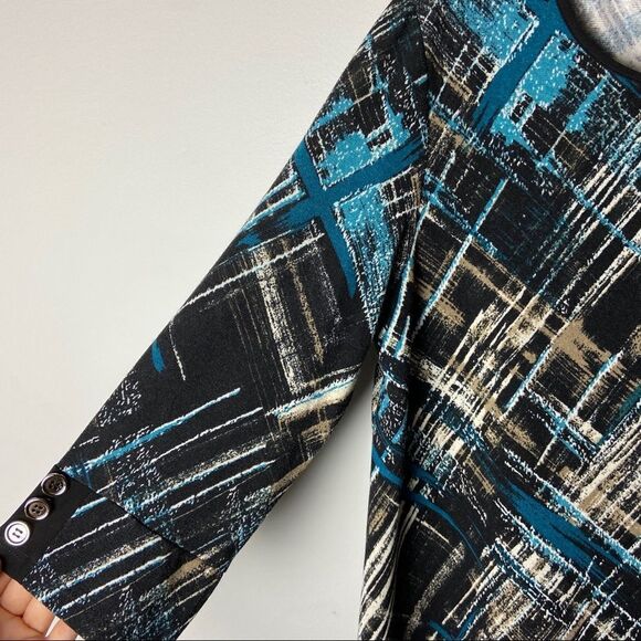 NWT 3/4 sleeve soft business casual tunic top. Loose fitting blouse long sleeve - Picture 8 of 11